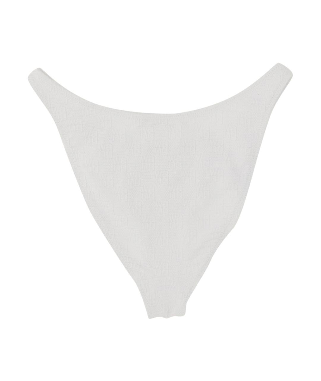 T BY ALEXANDER WANG Белый полиэстеровый купальник, фото 3