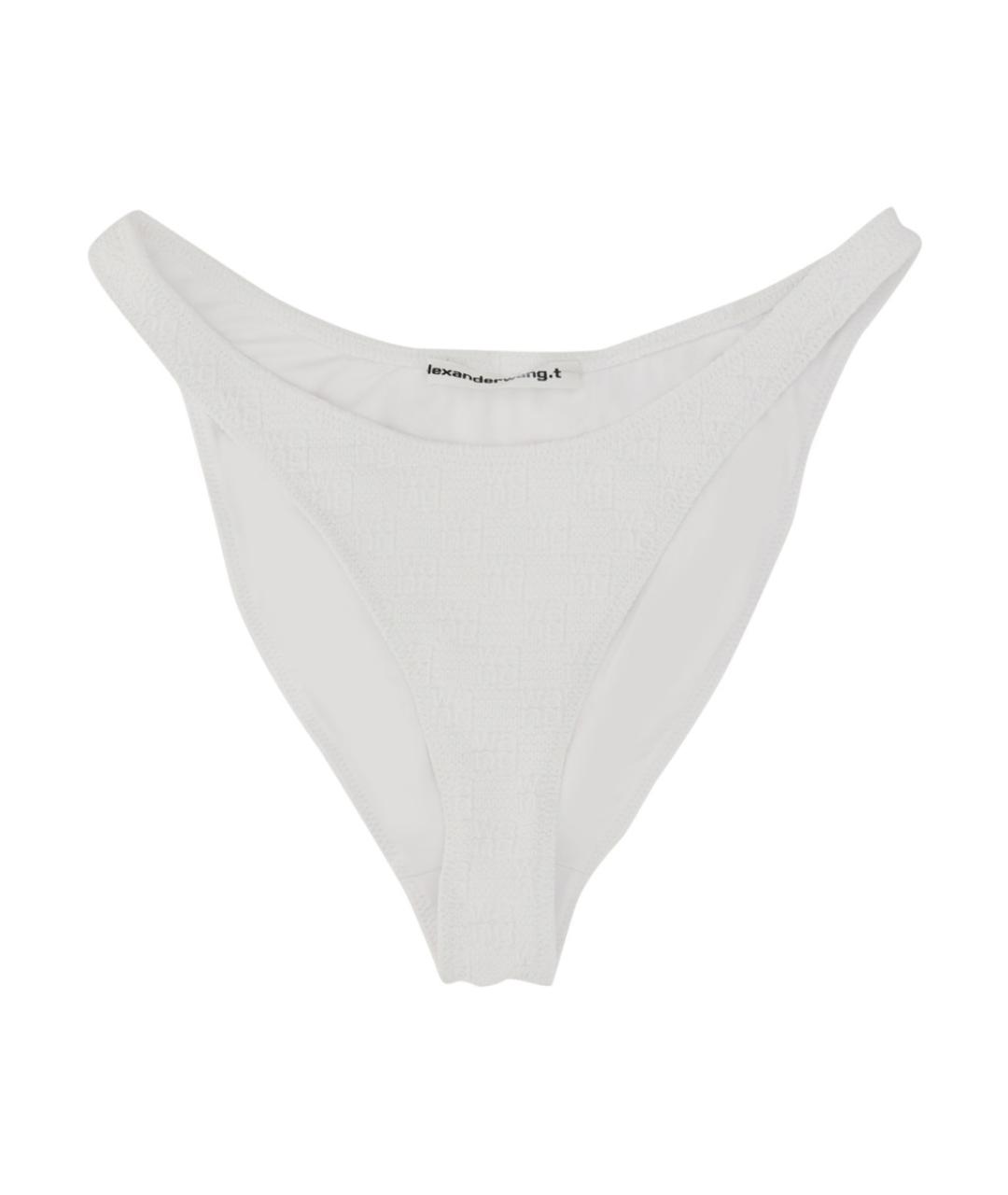 T BY ALEXANDER WANG Белый полиэстеровый купальник, фото 1