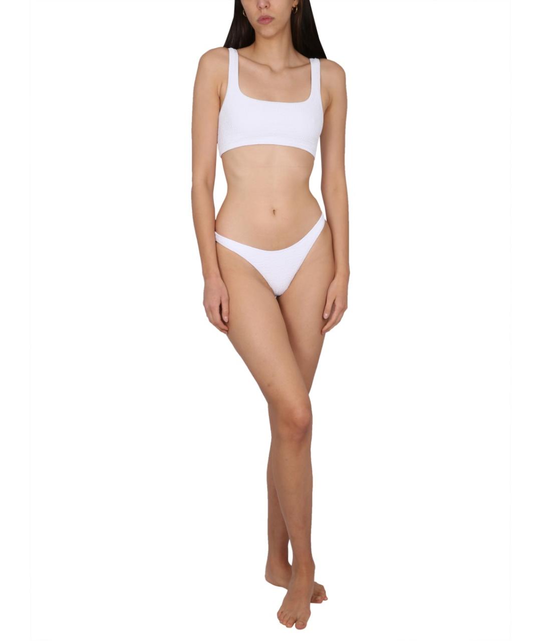 T BY ALEXANDER WANG Белый полиэстеровый купальник, фото 2