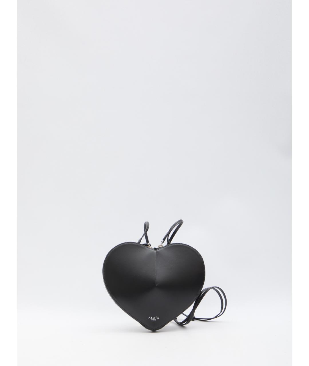 ALAIA Черная кожаная сумка через плечо, фото 5