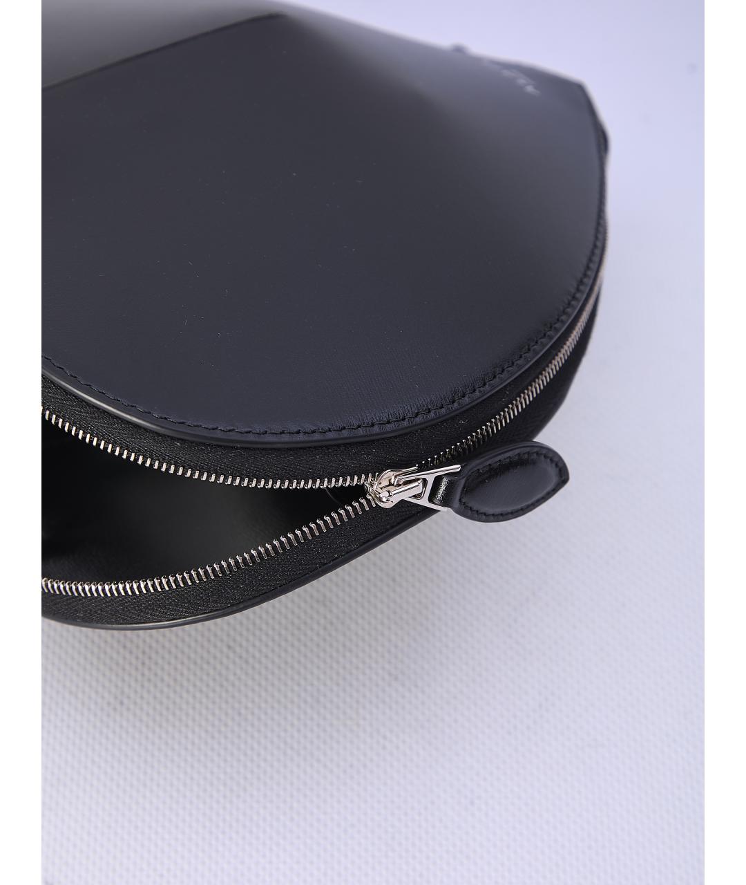 ALAIA Черная кожаная сумка через плечо, фото 4