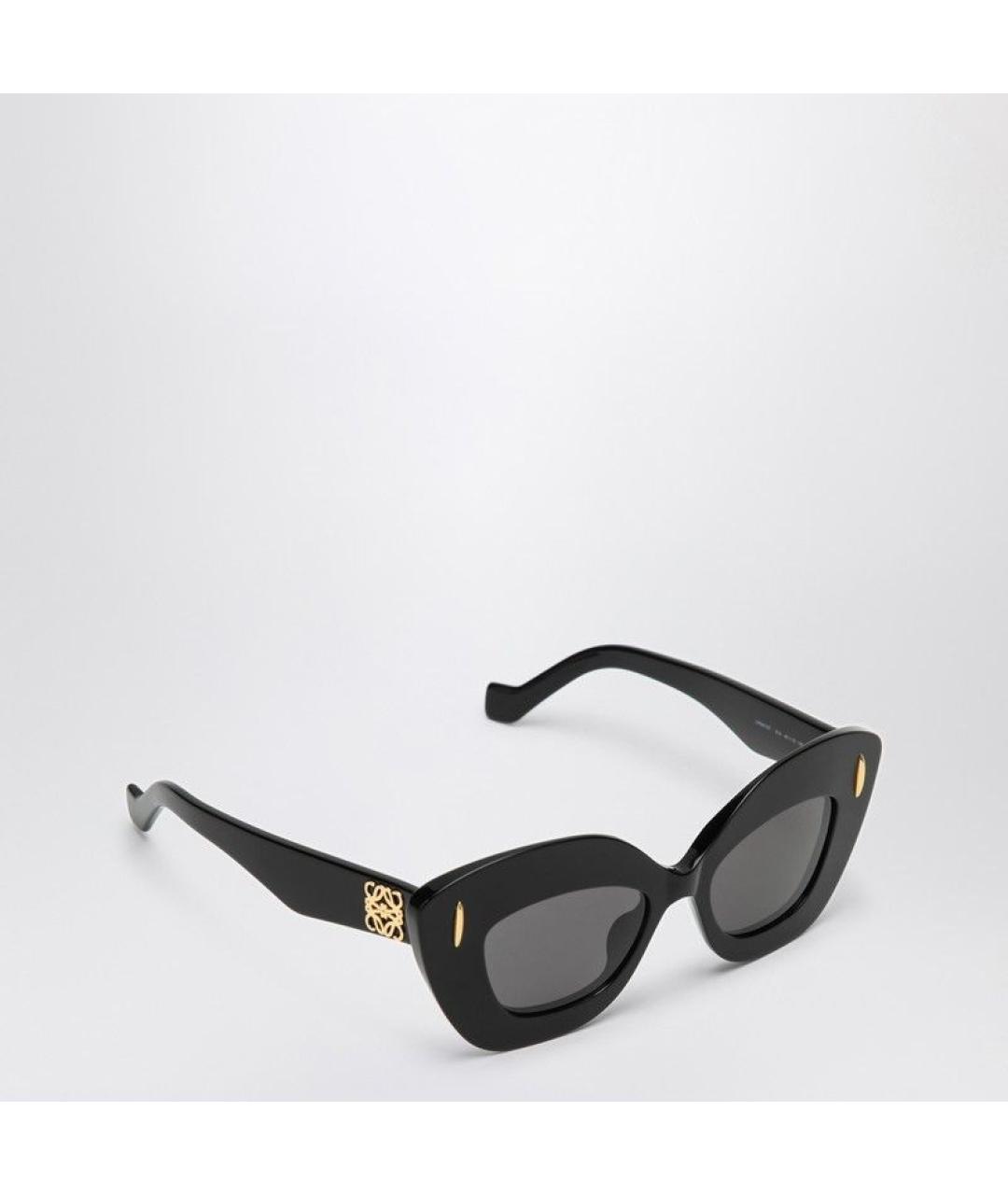 LOEWE Черные пластиковые солнцезащитные очки, фото 2