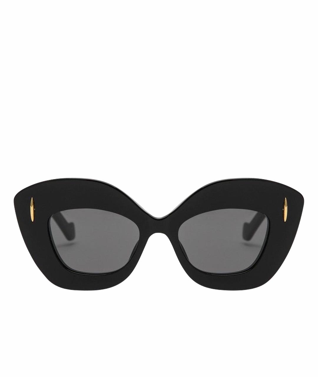 LOEWE Черные пластиковые солнцезащитные очки, фото 1