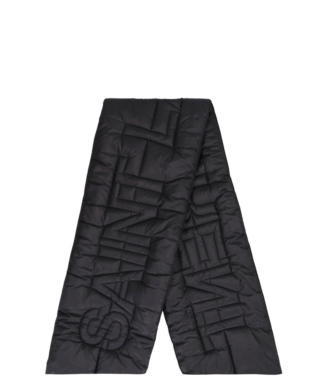 SAINT LAURENT Черный шарф, фото 3