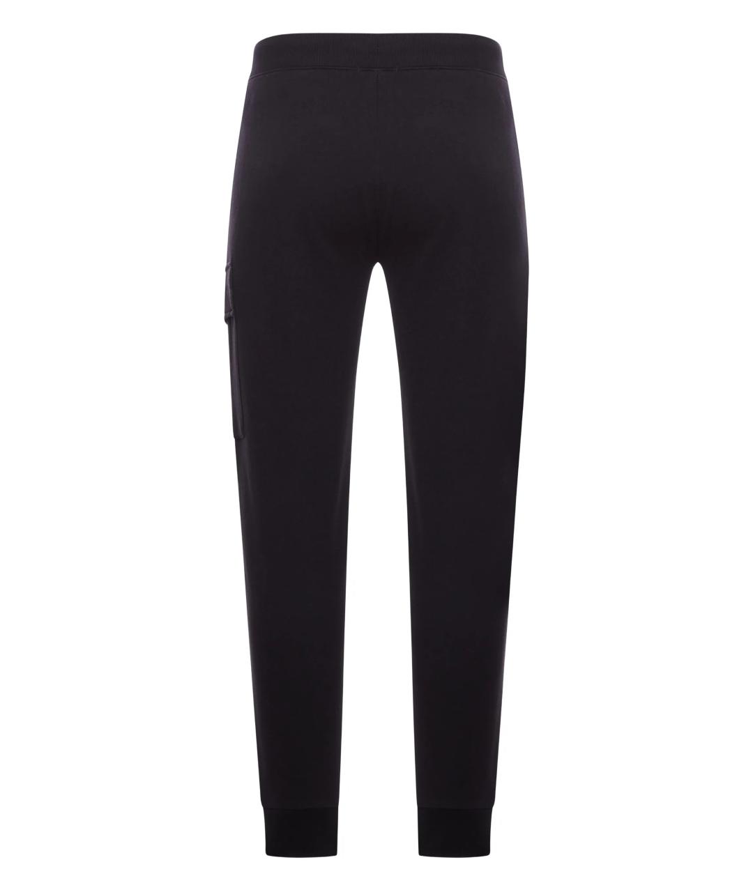 CP COMPANY Черные хлопковые повседневные брюки, фото 2