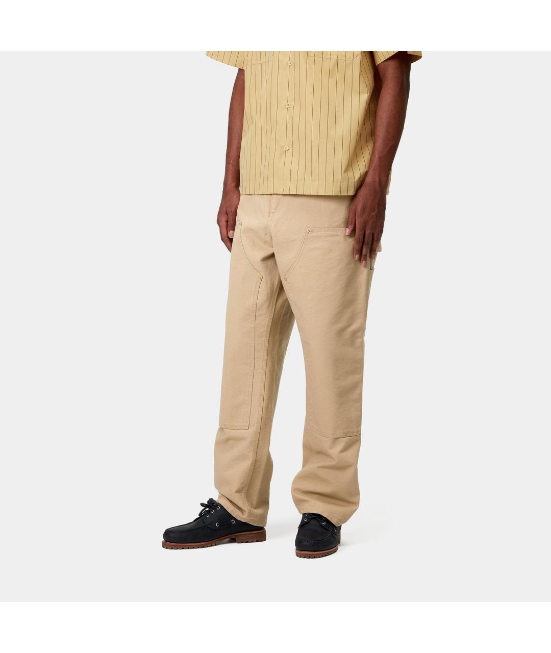 CARHARTT WIP Коричневые хлопковые повседневные брюки, фото 4