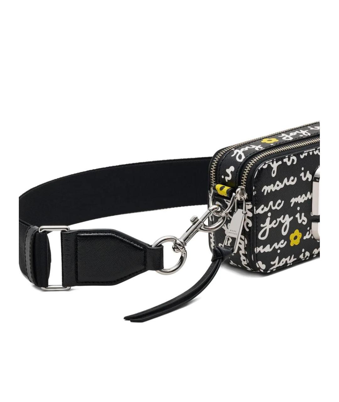 MARC JACOBS Черная кожаная сумка через плечо, фото 3