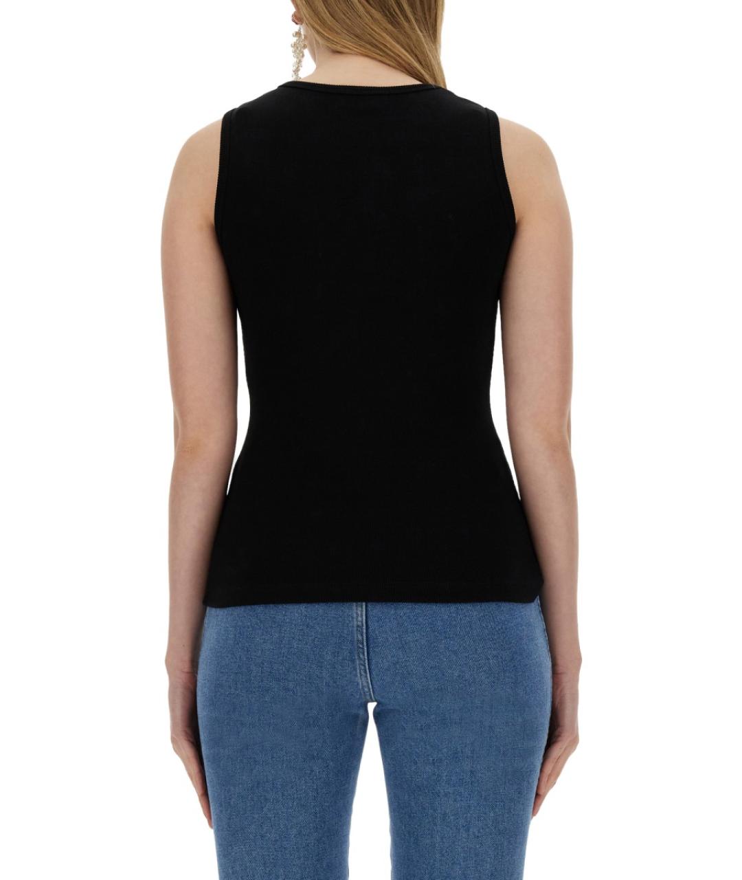 MAGDA BUTRYM Черная хлопковая майка, фото 6