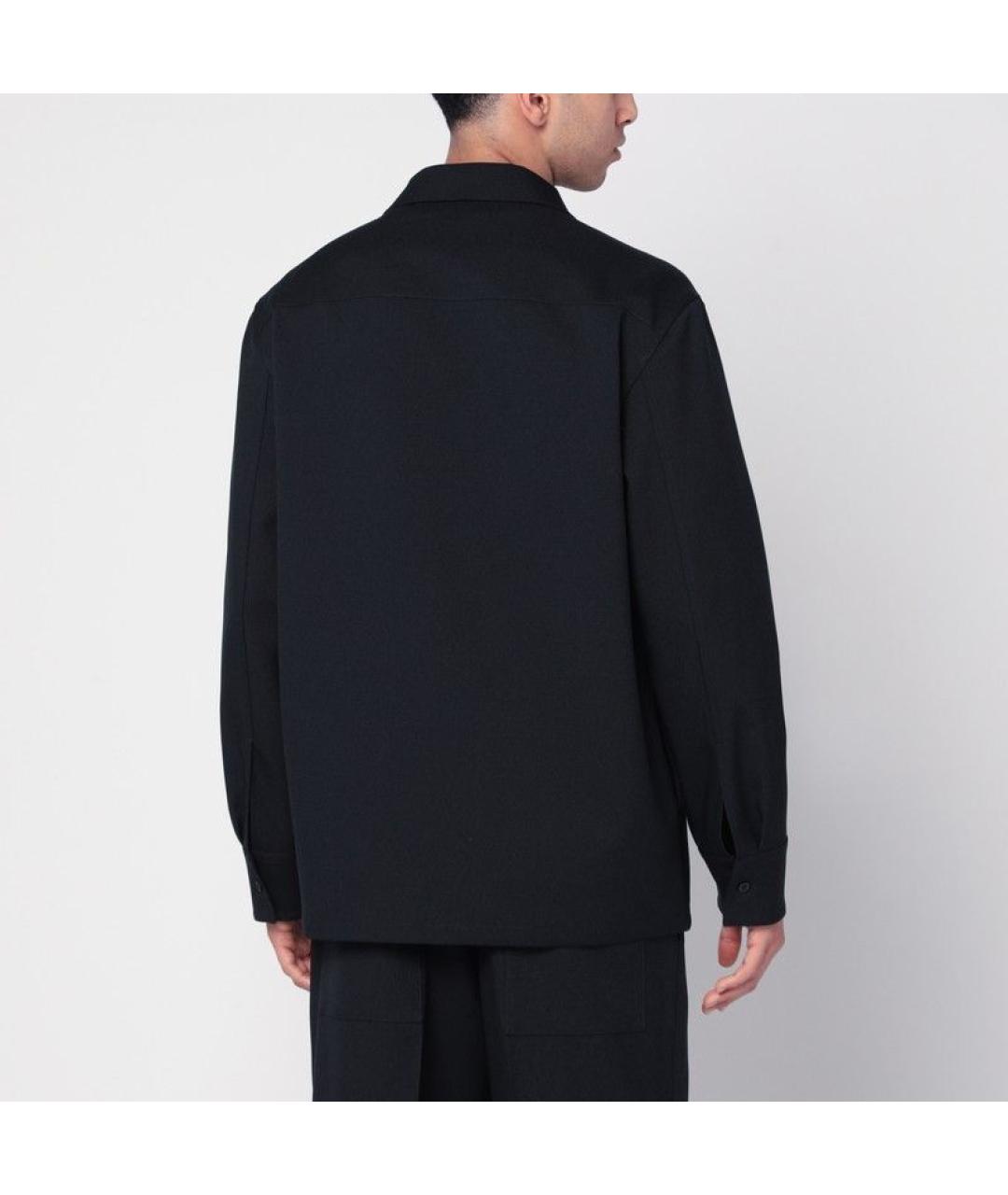 JIL SANDER Синяя полиэстеровая куртка, фото 3