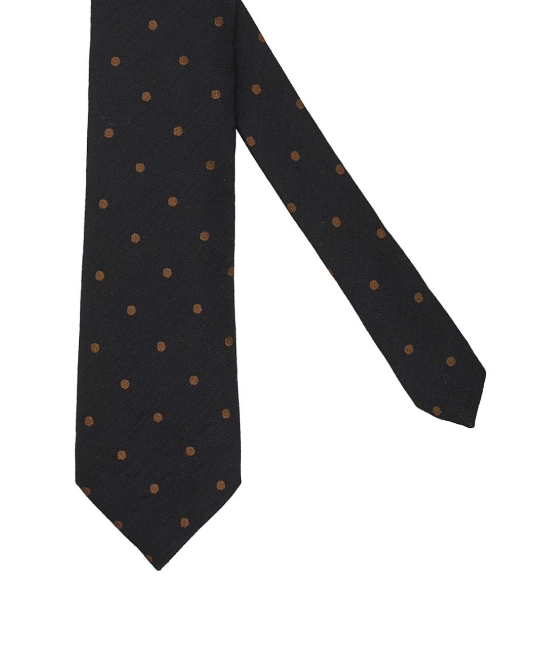TOM FORD Черный шелковый галстук, фото 1