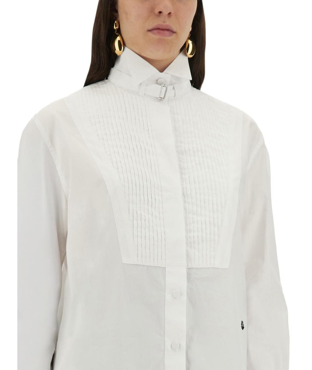 ALEXANDER MCQUEEN Белая хлопковая рубашка, фото 5