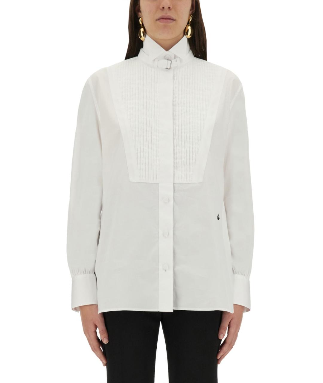 ALEXANDER MCQUEEN Белая хлопковая рубашка, фото 2