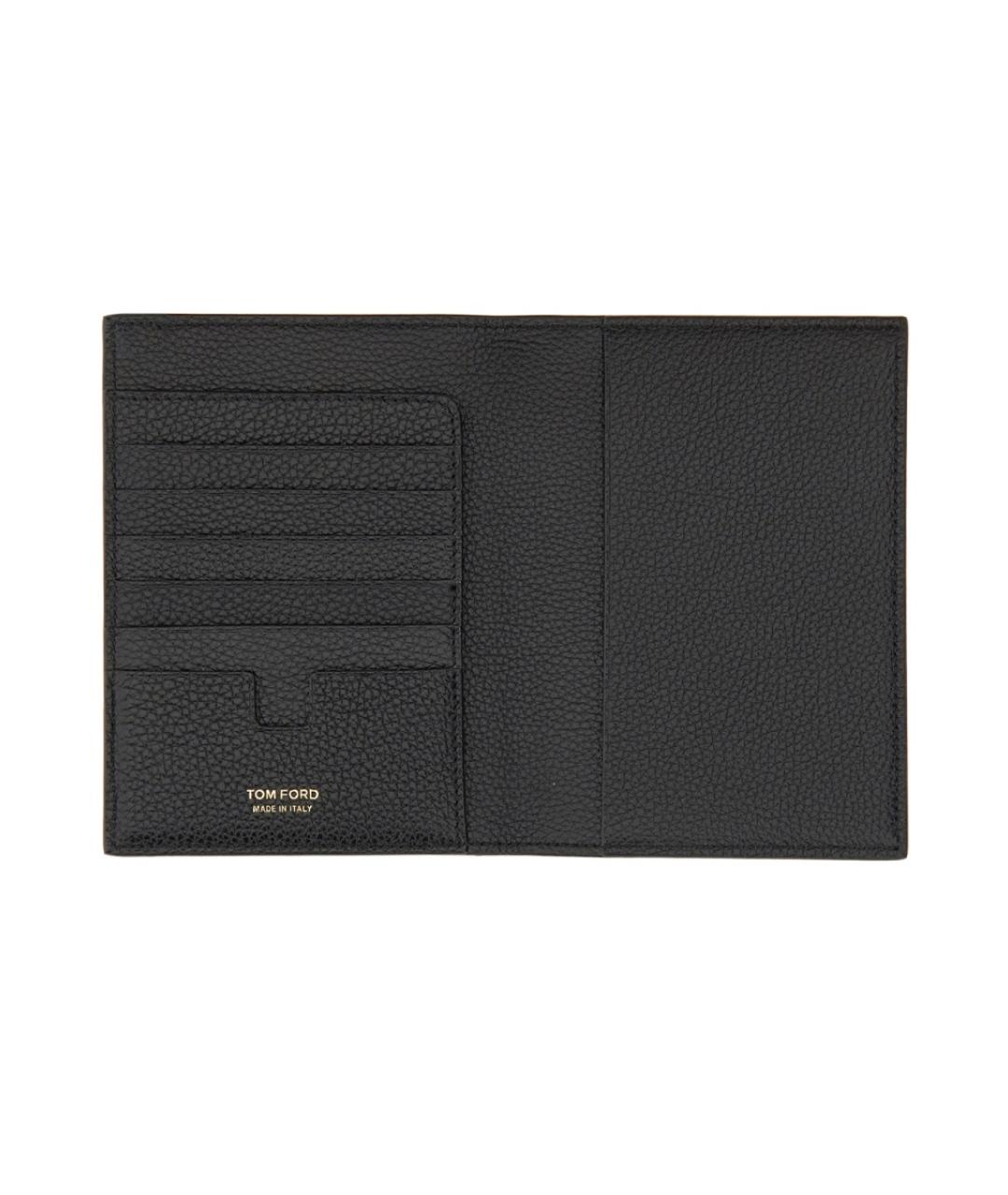 TOM FORD Черный кожаный кардхолдер, фото 2