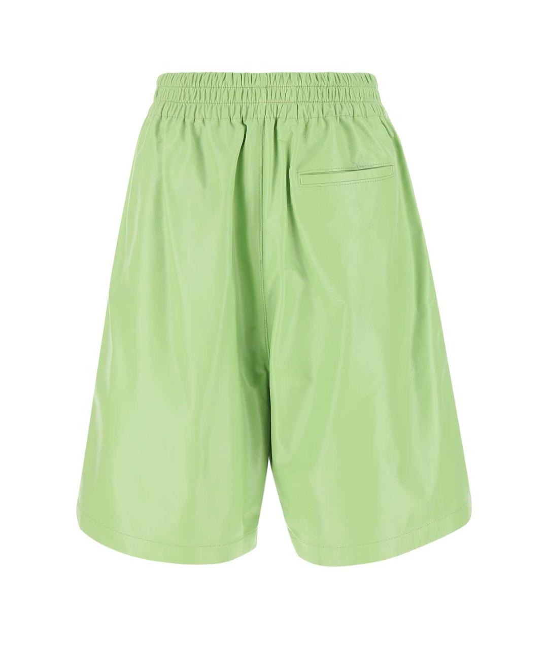 BOTTEGA VENETA Зеленые шорты, фото 2