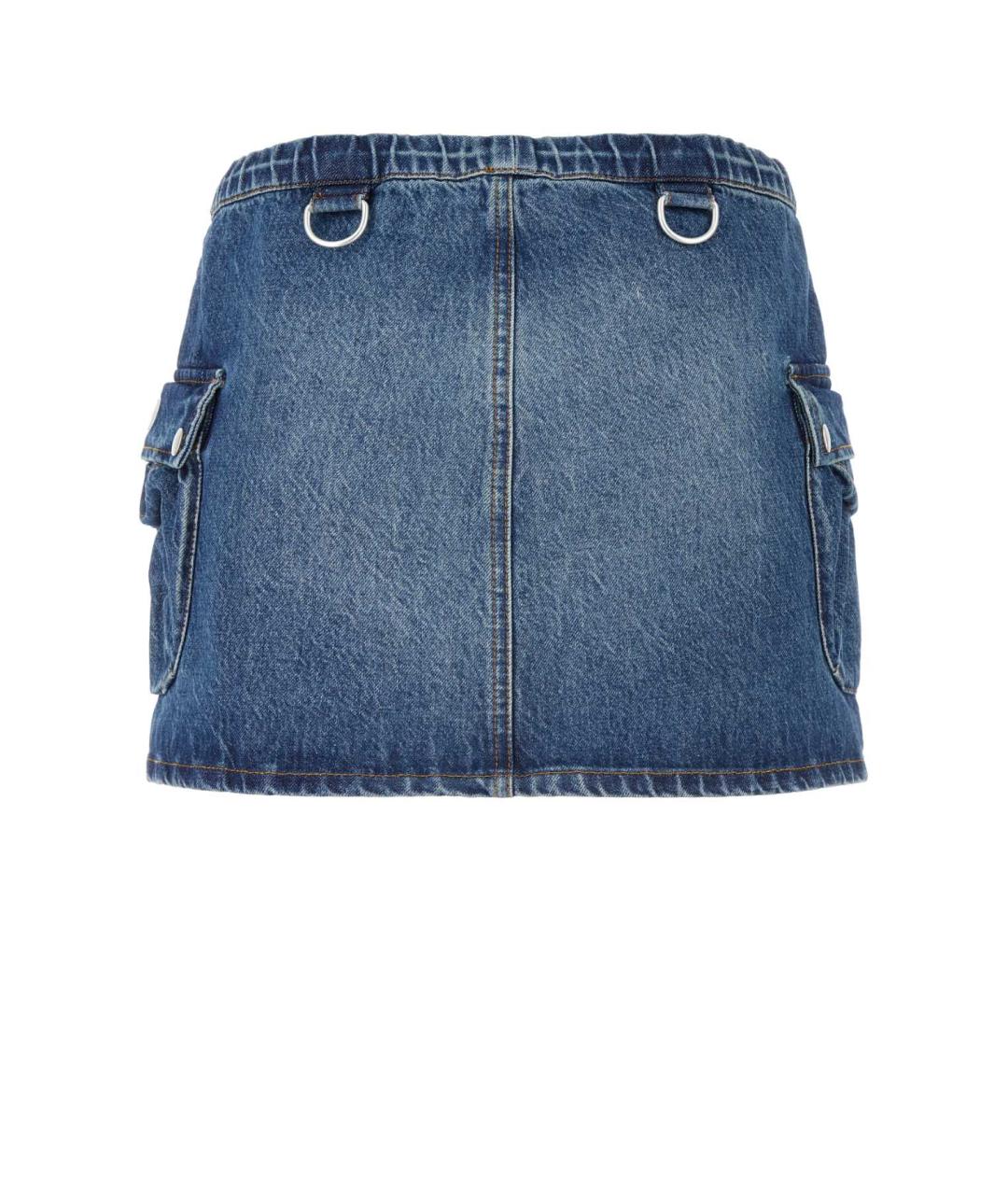 COPERNI Синяя деним юбка мини, фото 2