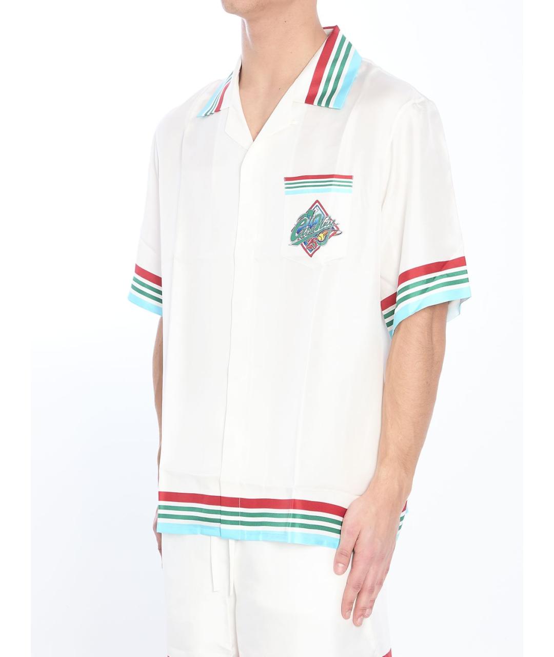 CASABLANCA Белая шелковая кэжуал рубашка, фото 3