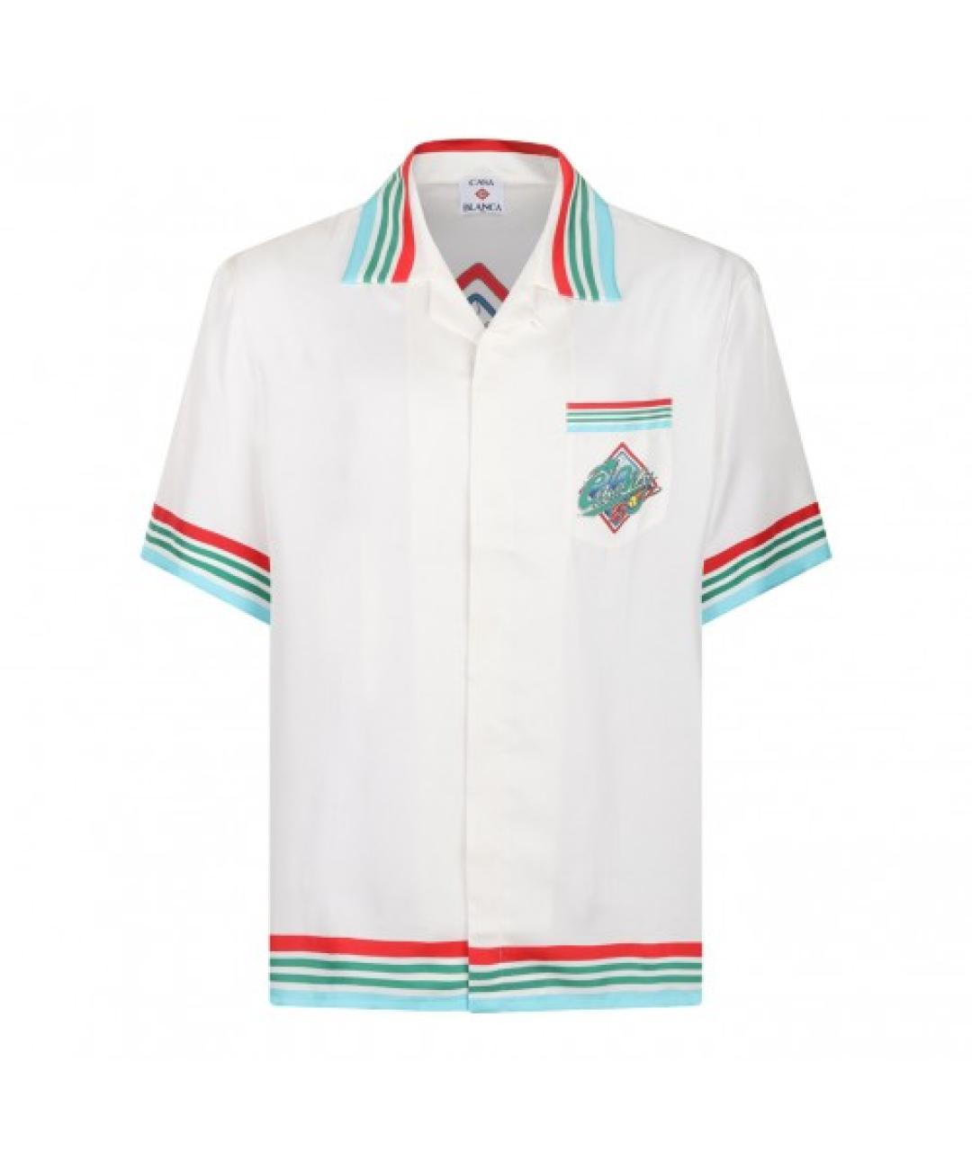 CASABLANCA Белая шелковая кэжуал рубашка, фото 1