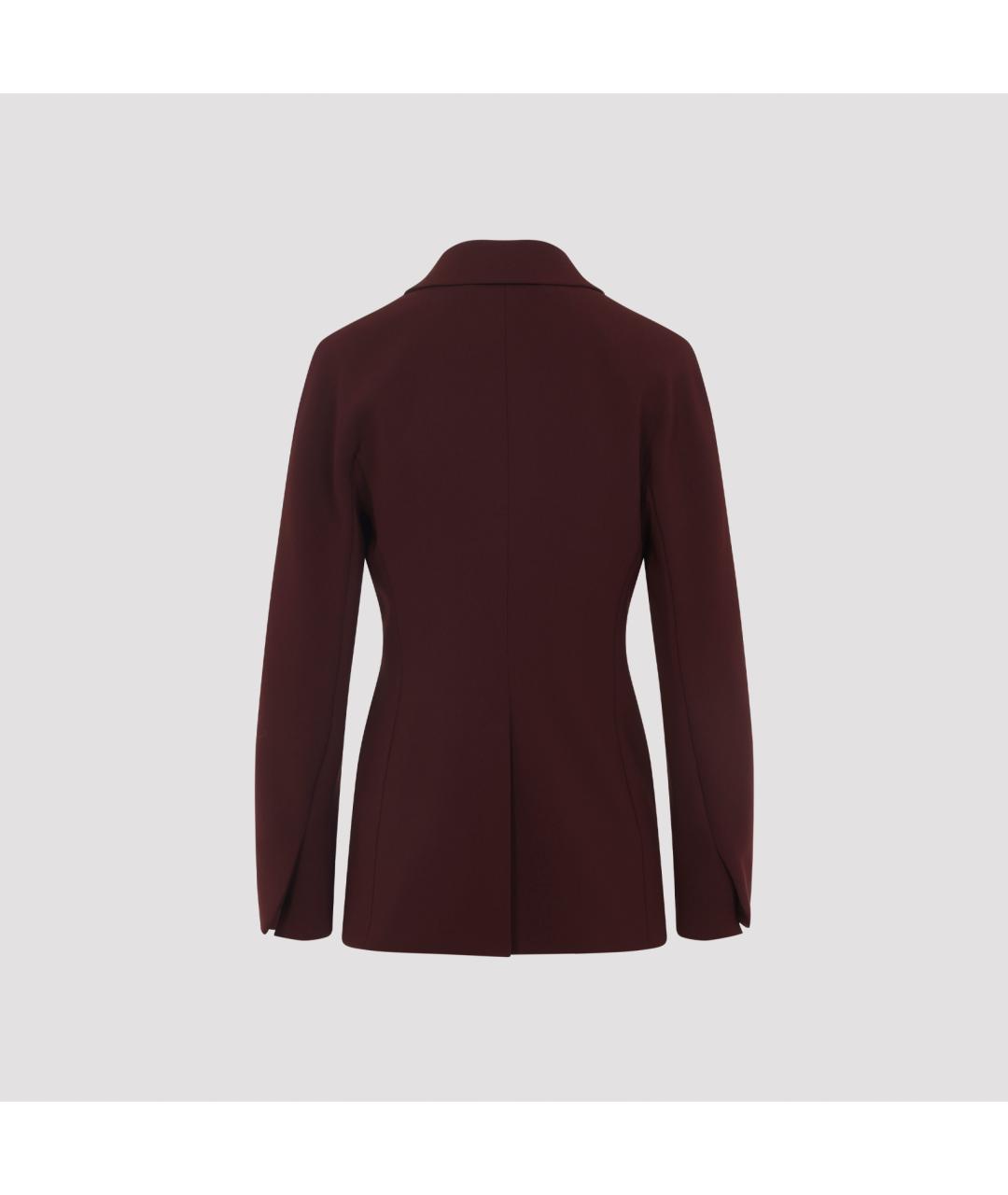 MAX MARA Красный полиэстеровый жакет/пиджак, фото 3