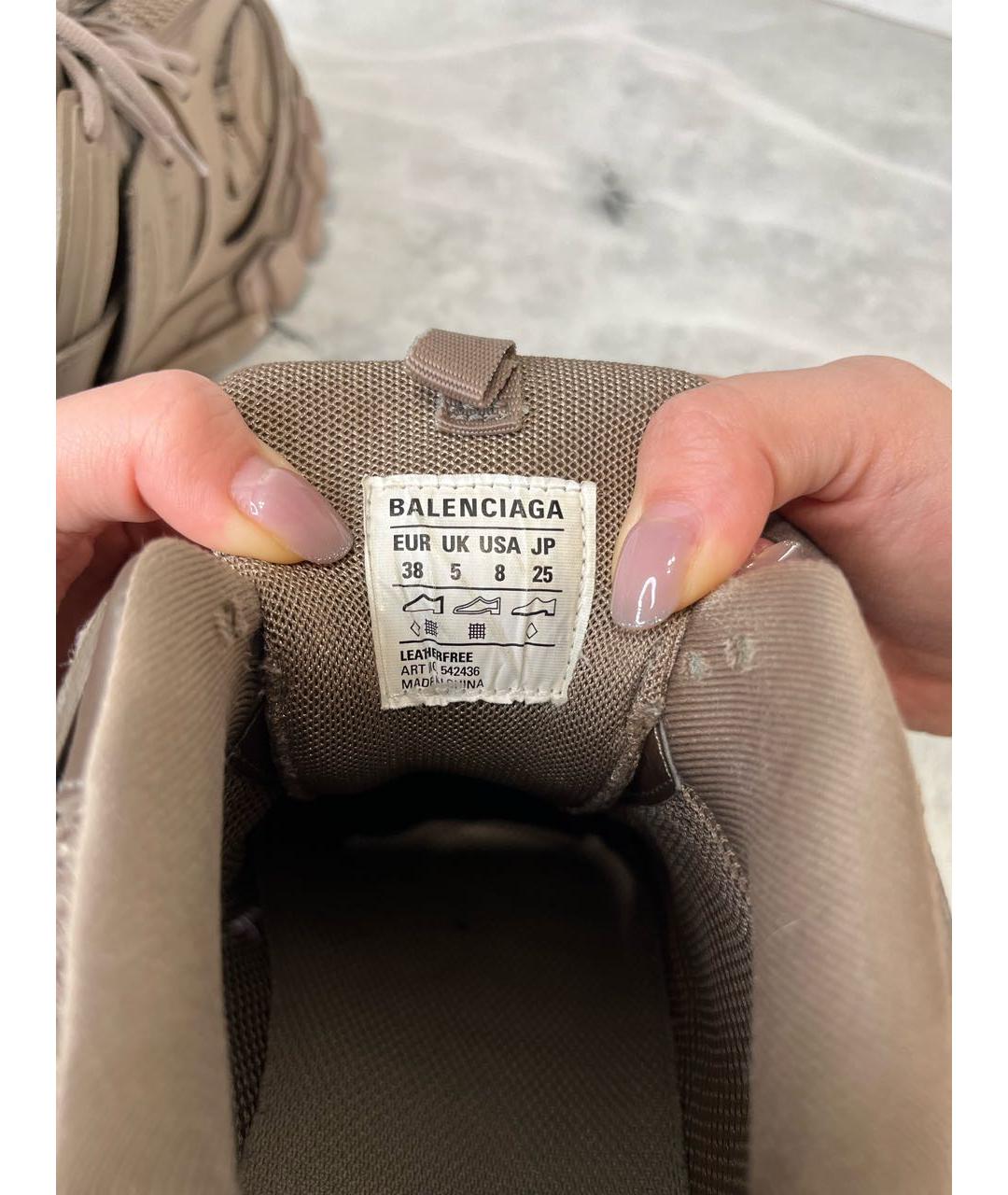 BALENCIAGA Коричневые кроссовки, фото 8