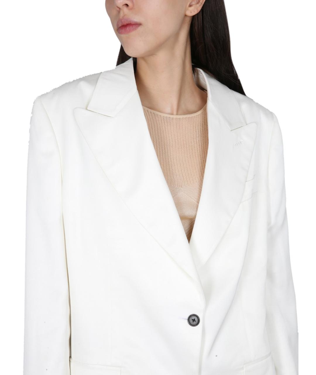 TOM FORD Белый вискозный жакет/пиджак, фото 5