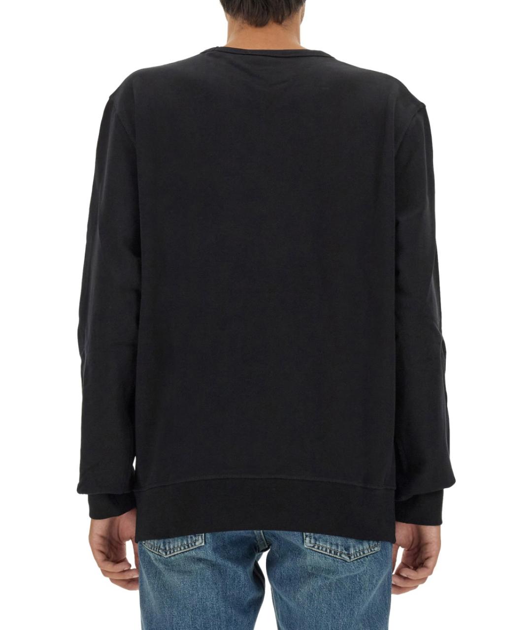 ALEXANDER MCQUEEN Черный хлопковый джемпер / свитер, фото 4