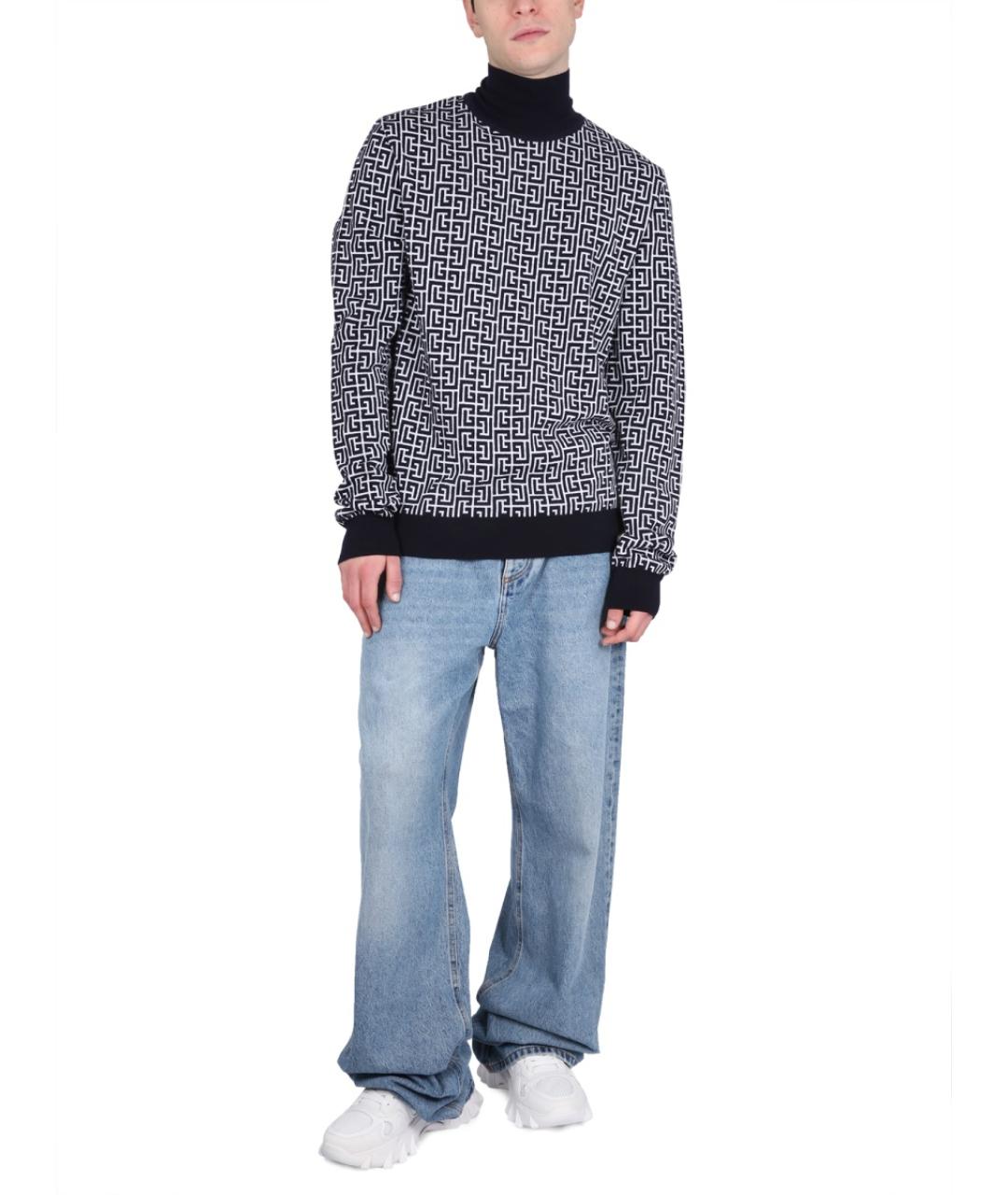 BALMAIN Мульти шерстяной джемпер / свитер, фото 3