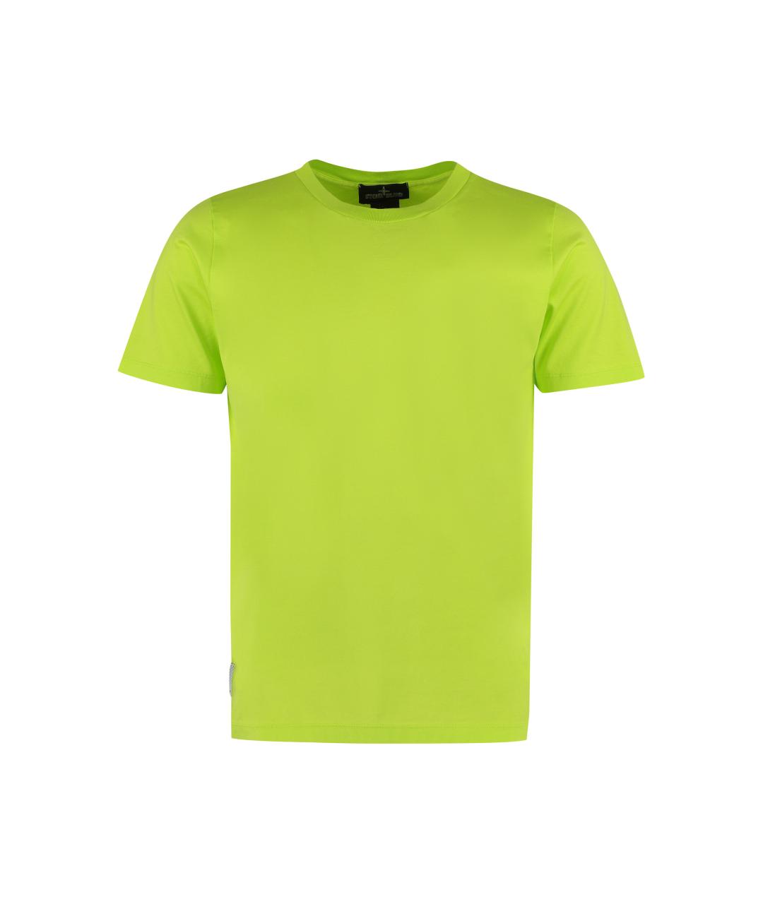 STONE ISLAND SHADOW PROJECT Желтая хлопковая футболка, фото 1