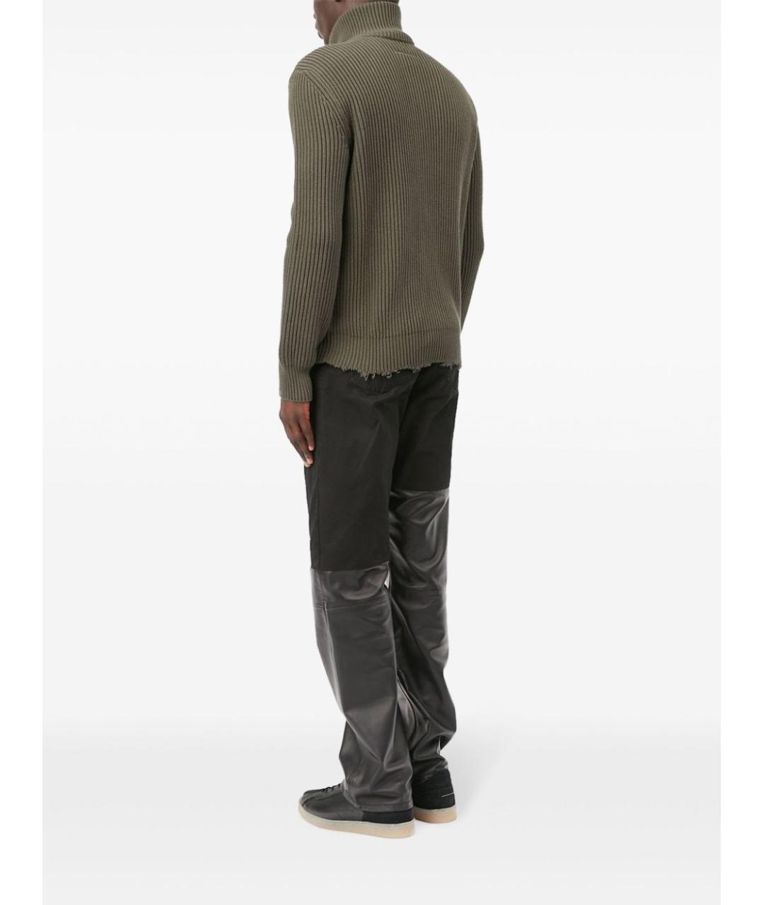 MM6 MAISON MARGIELA Зеленый хлопковый джемпер / свитер, фото 5