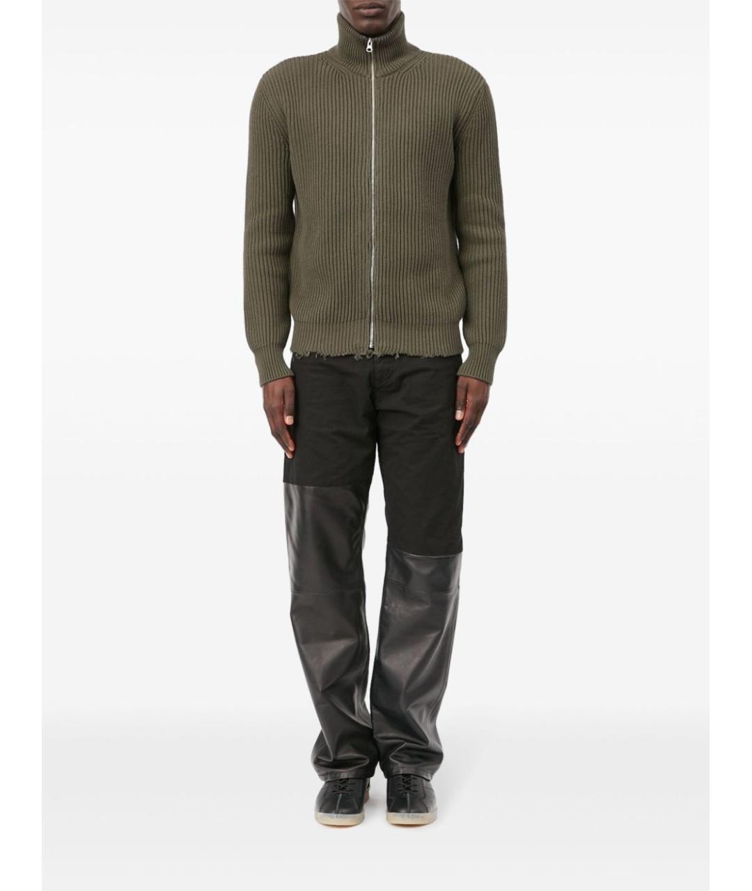 MM6 MAISON MARGIELA Зеленый хлопковый джемпер / свитер, фото 2
