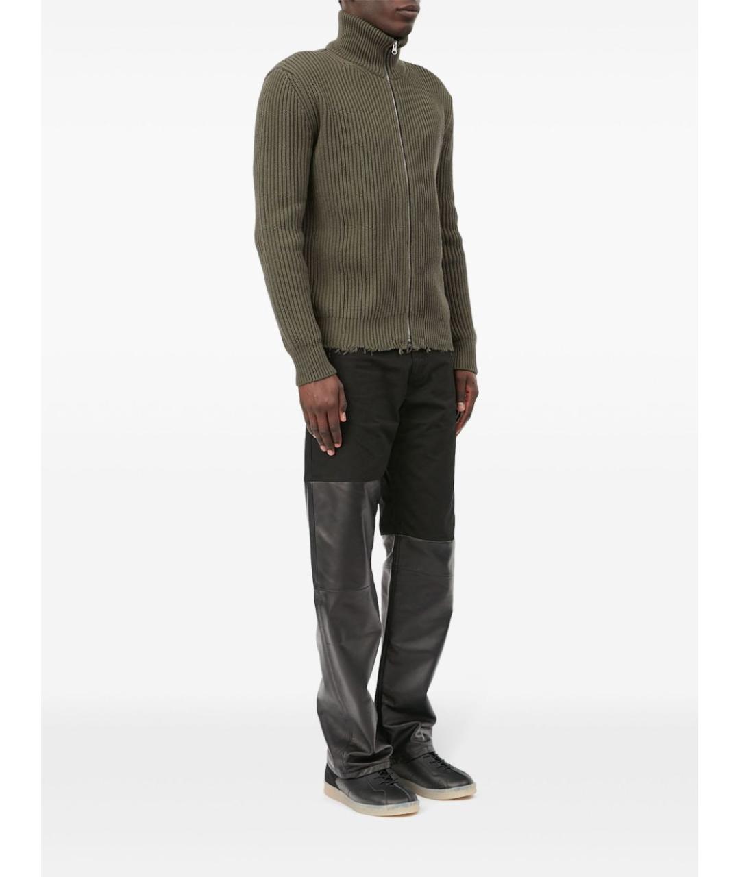 MM6 MAISON MARGIELA Зеленый хлопковый джемпер / свитер, фото 3