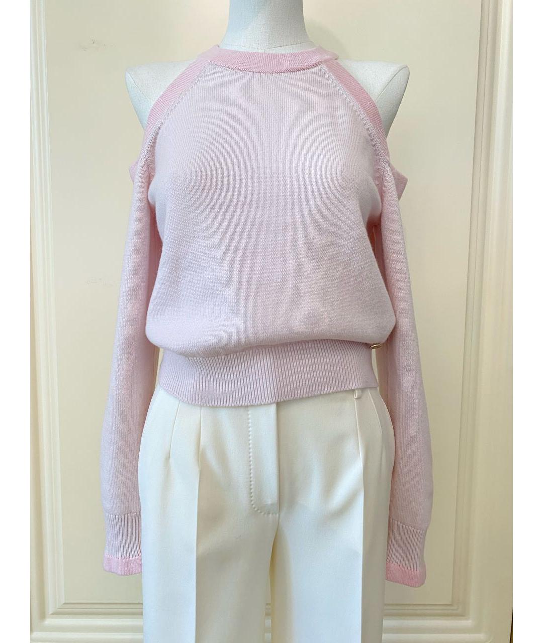 CHANEL Розовый кашемировый джемпер / свитер, фото 6