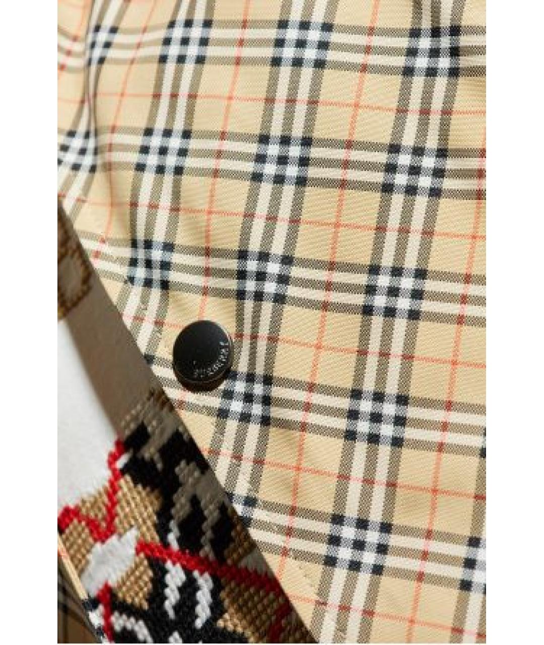 BURBERRY Бежевая кэжуал рубашка, фото 4