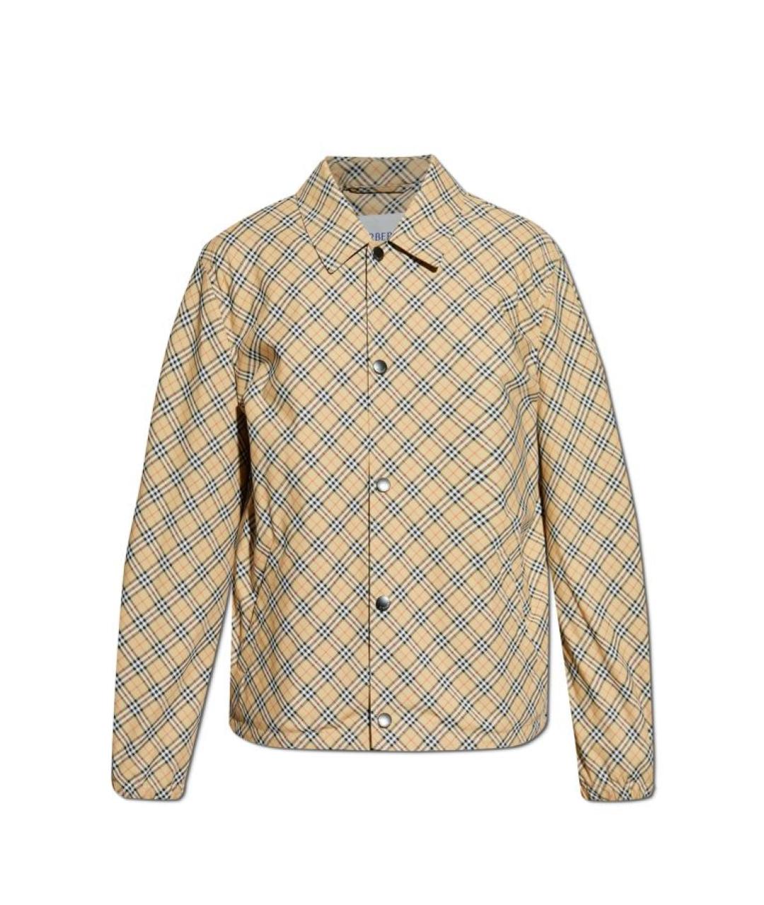 BURBERRY Бежевая кэжуал рубашка, фото 1