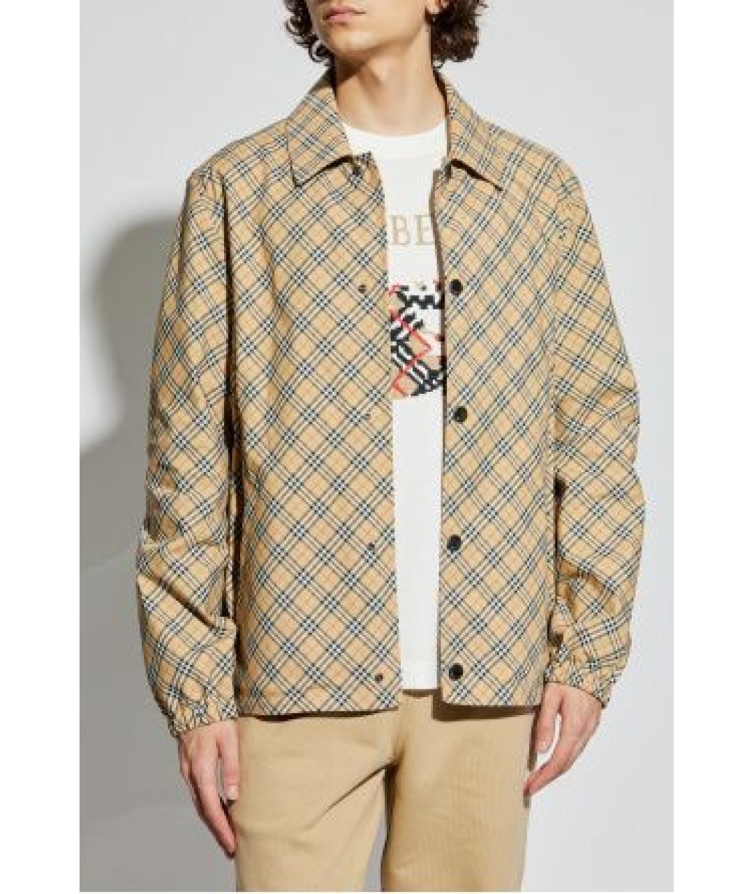 BURBERRY Бежевая кэжуал рубашка, фото 2