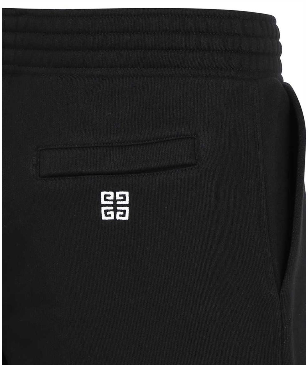 GIVENCHY Черные хлопковые шорты, фото 3