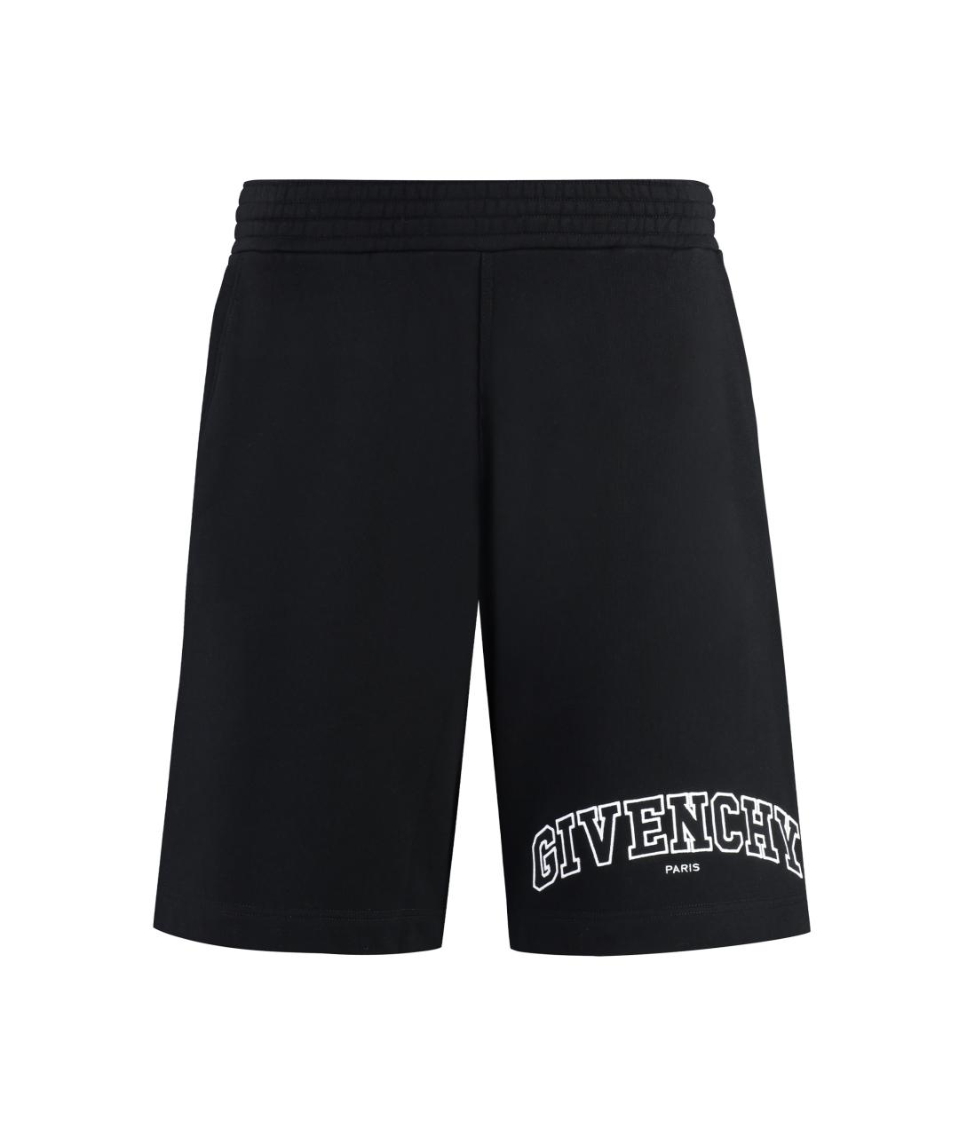 GIVENCHY Черные хлопковые шорты, фото 1