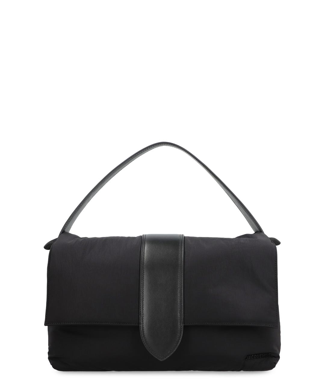 JACQUEMUS Черная синтетическая сумка на плечо, фото 1