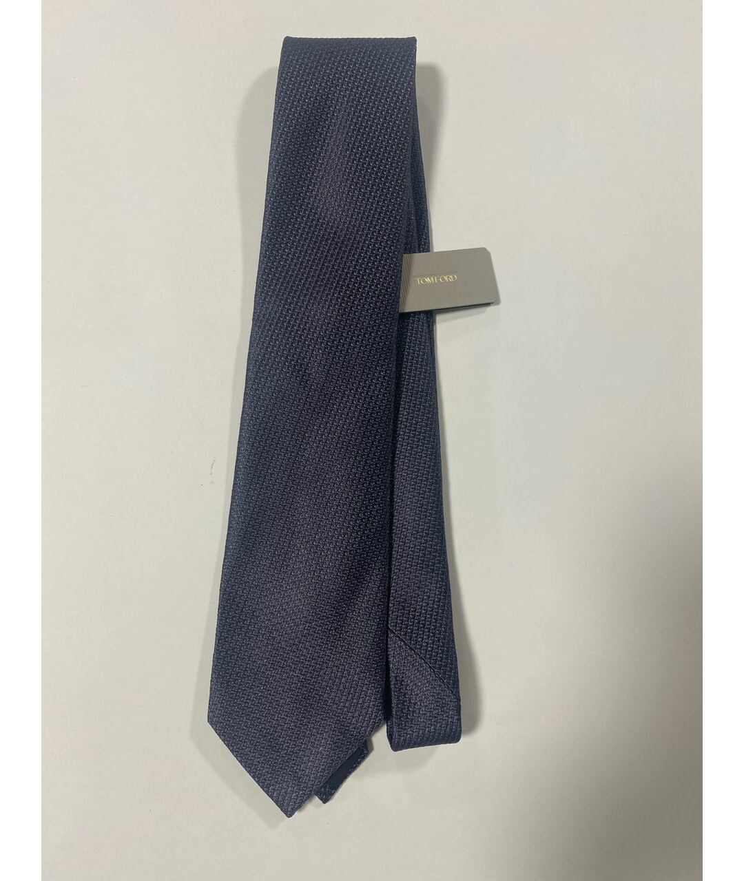 TOM FORD Серый шелковый галстук, фото 5