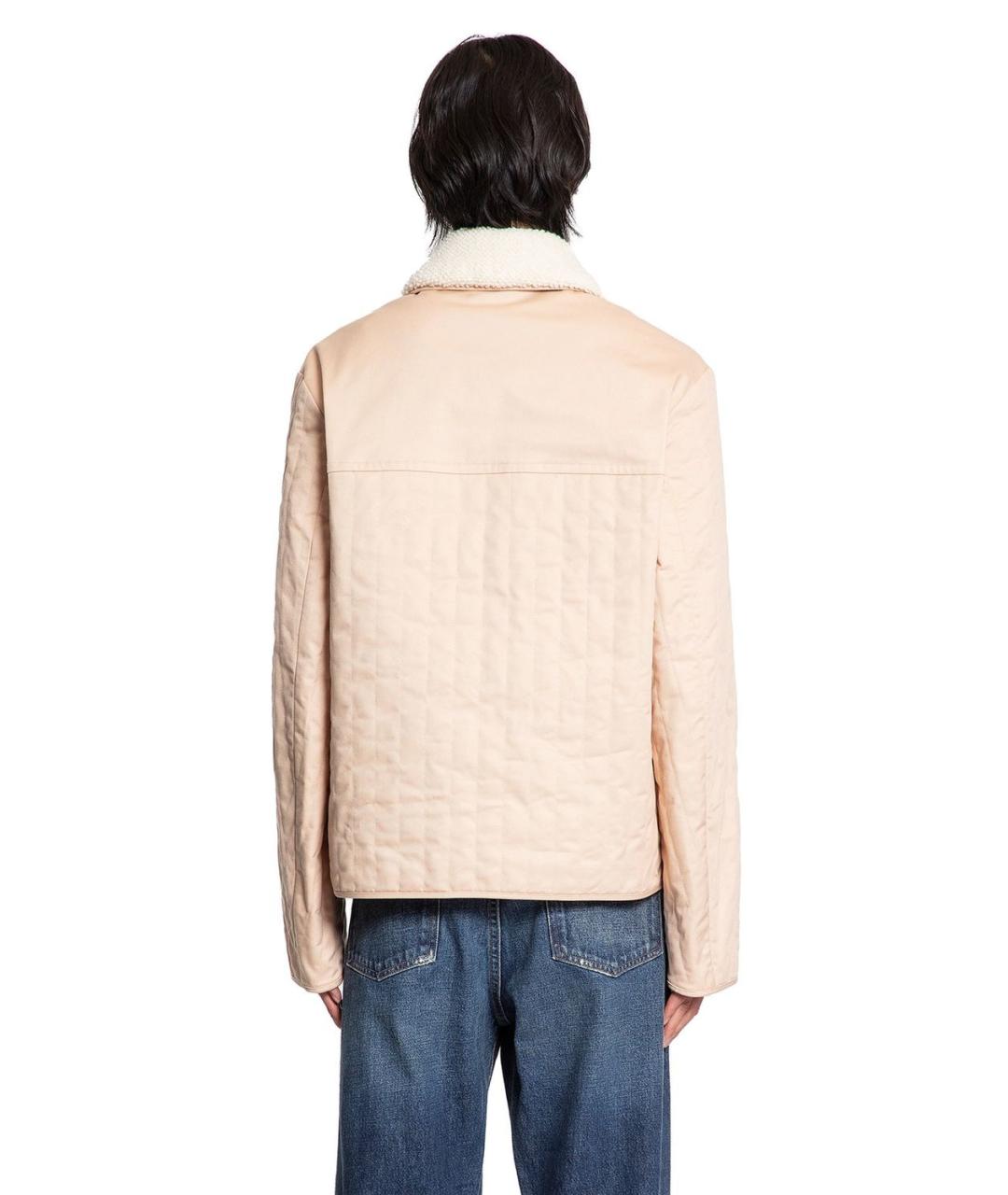 MONCLER Розовая хлопковая куртка, фото 4