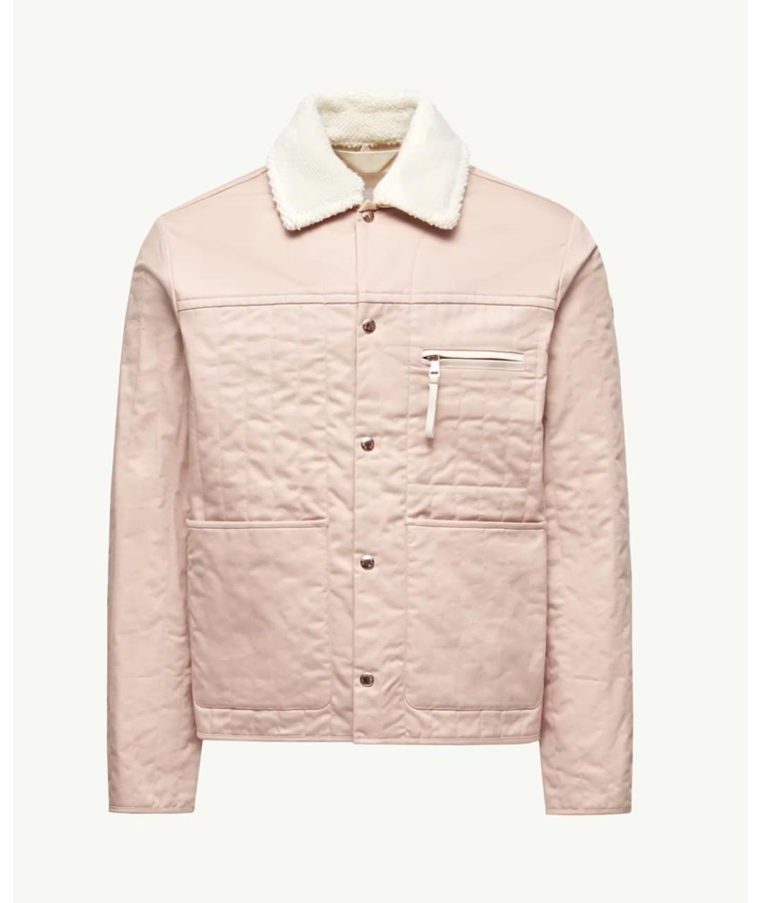 MONCLER Розовая хлопковая куртка, фото 6