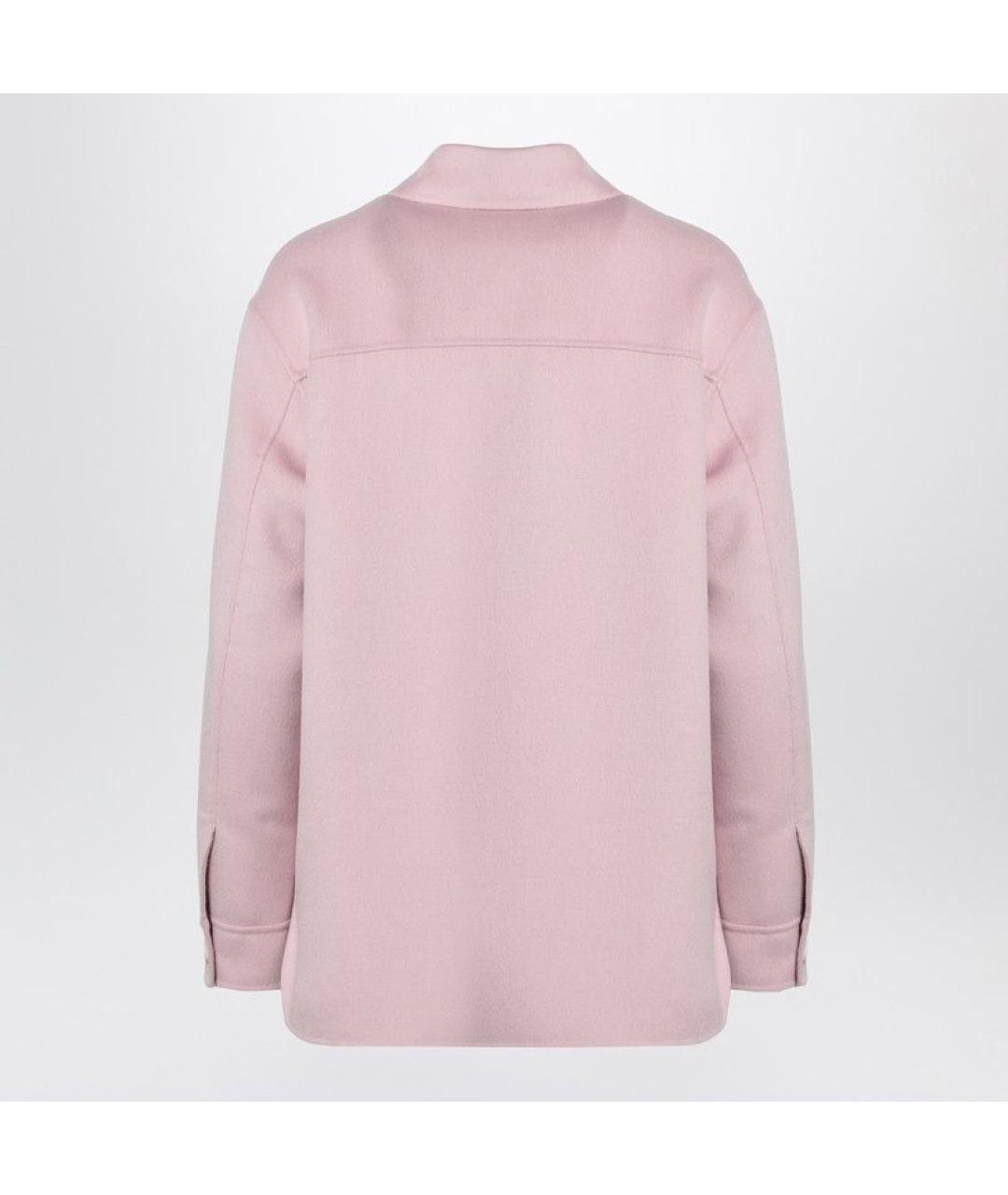 MAX MARA STUDIO Розовая шерстяная куртка, фото 2
