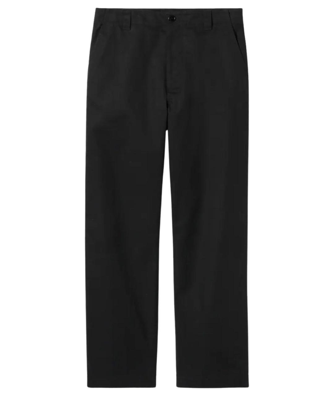 GUCCI Черные хлопковые повседневные брюки, фото 1