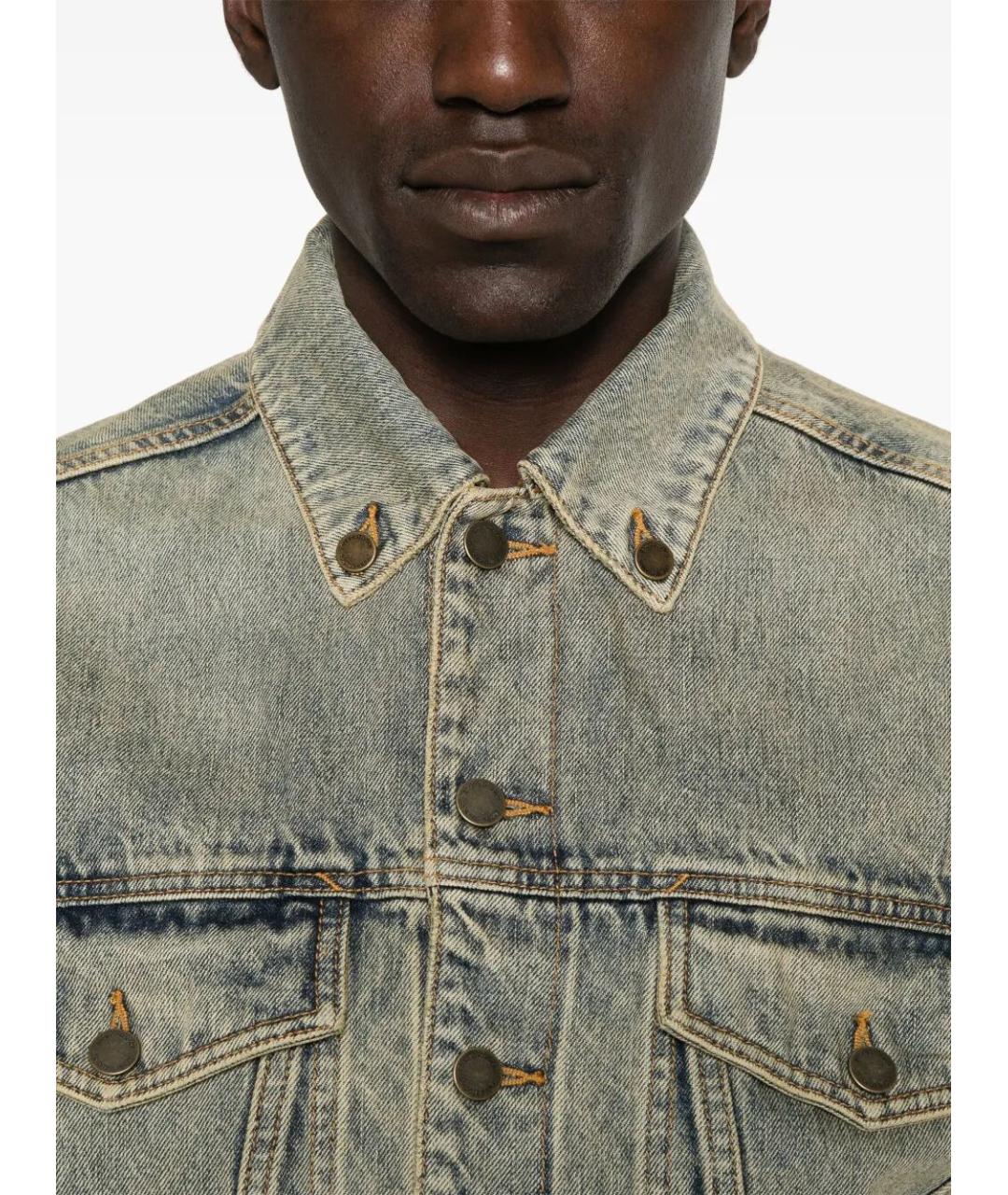 entire studios Синяя хлопковая куртка, фото 4