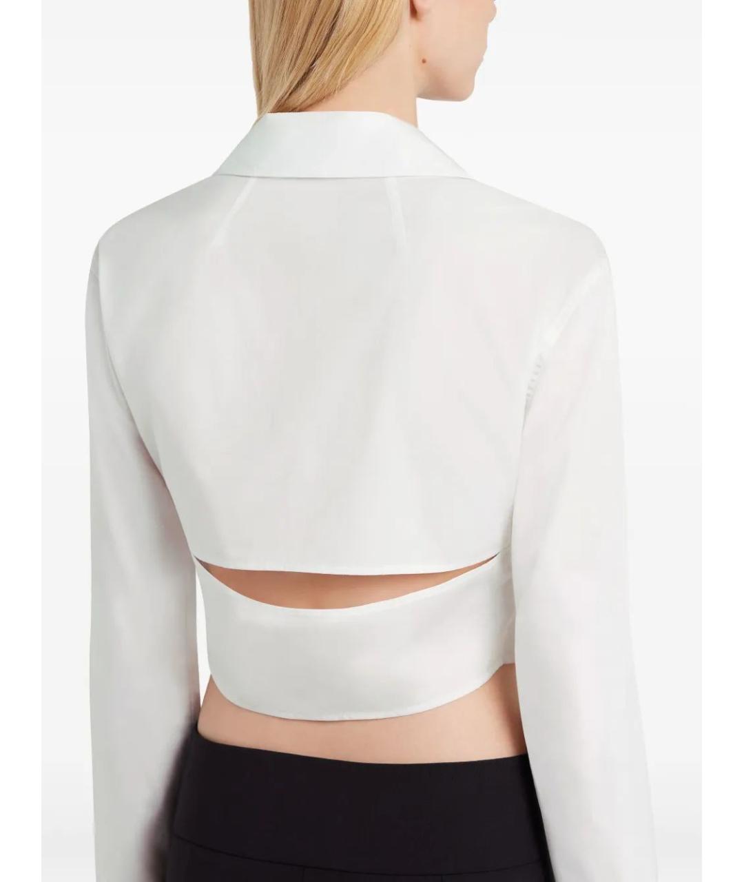 COURREGES Белая хлопковая рубашка, фото 5