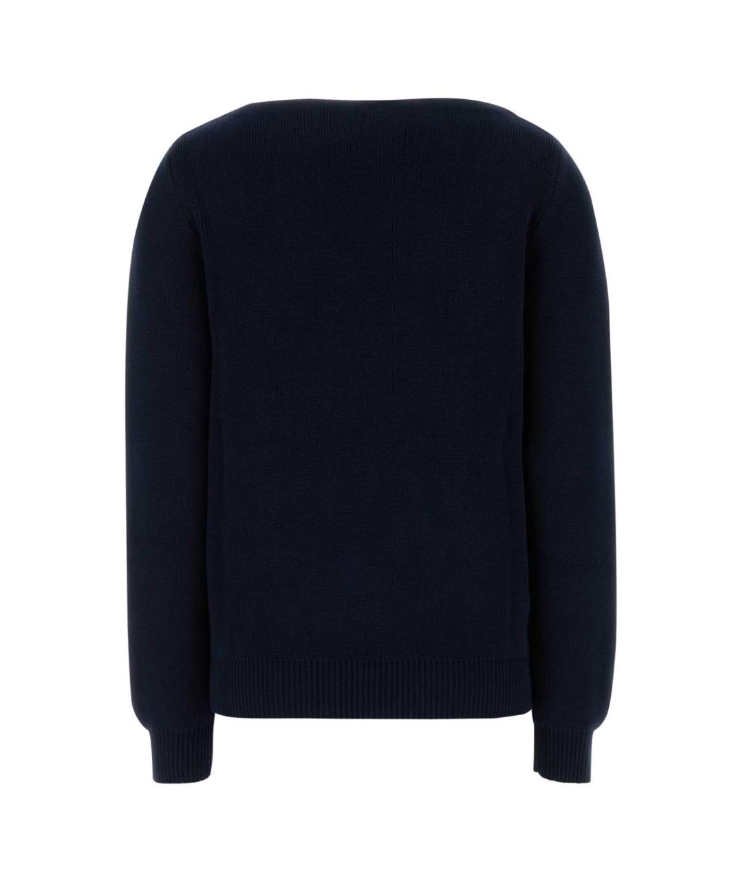 PRADA Синий хлопковый джемпер / свитер, фото 2