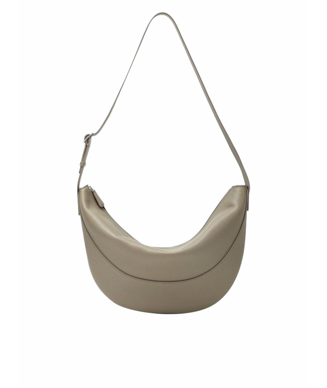 THE ROW Бежевая кожаная сумка через плечо, фото 1