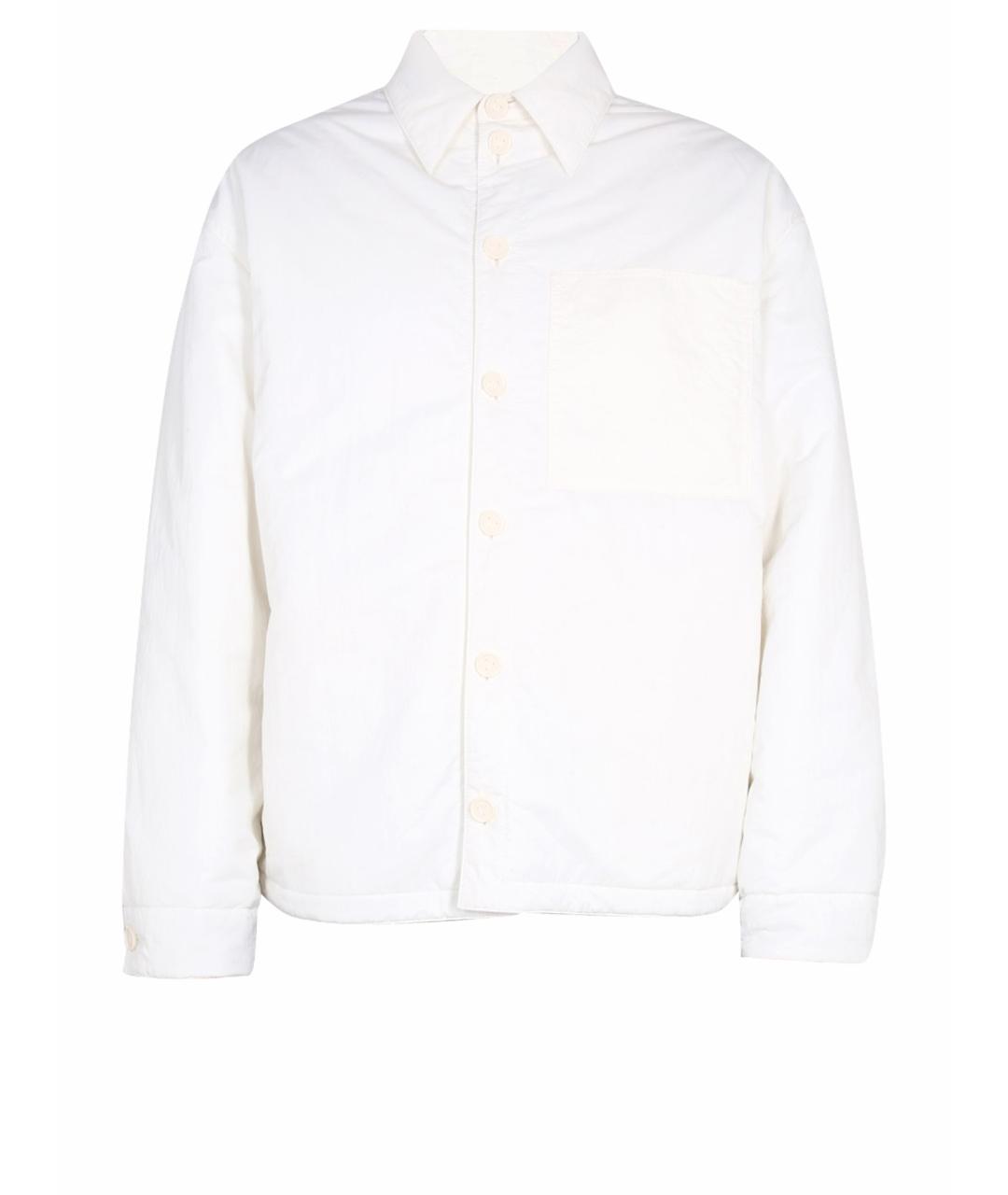 BOTTEGA VENETA Белая полиамидовая куртка, фото 1