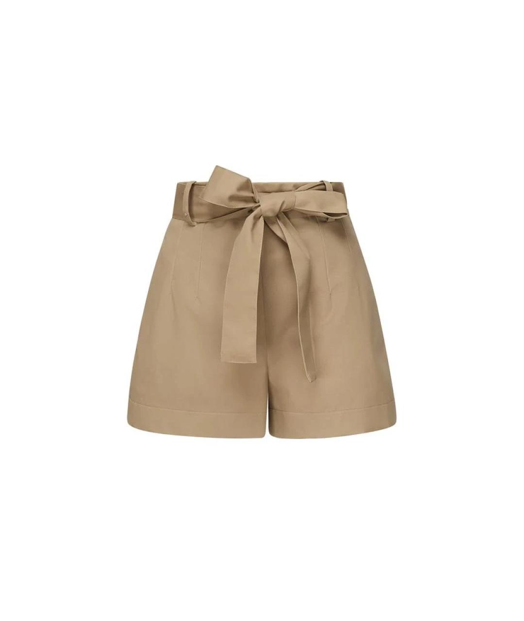 MONCLER Бежевые полиэстеровые шорты, фото 1