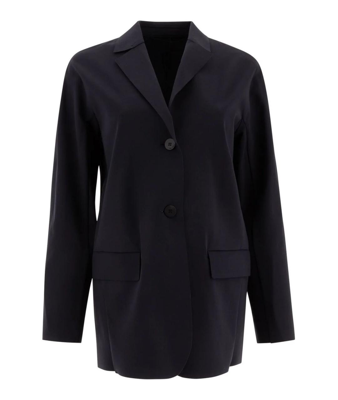 MAX MARA Синий хлопковый жакет/пиджак, фото 1