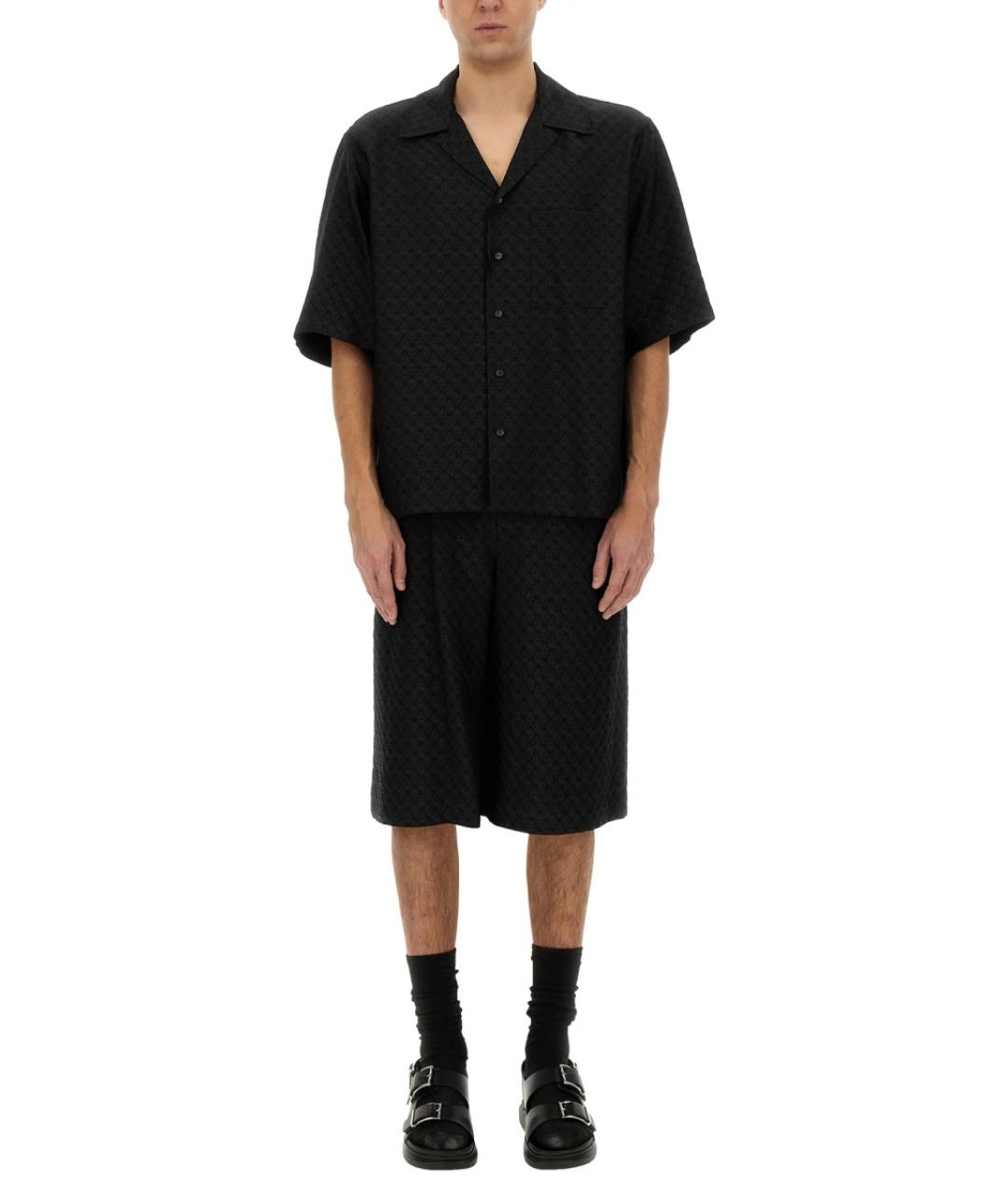 ALEXANDER MCQUEEN Черные вискозные шорты, фото 3